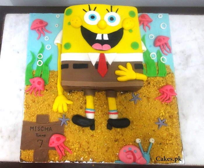 Cartoon Character Cake 