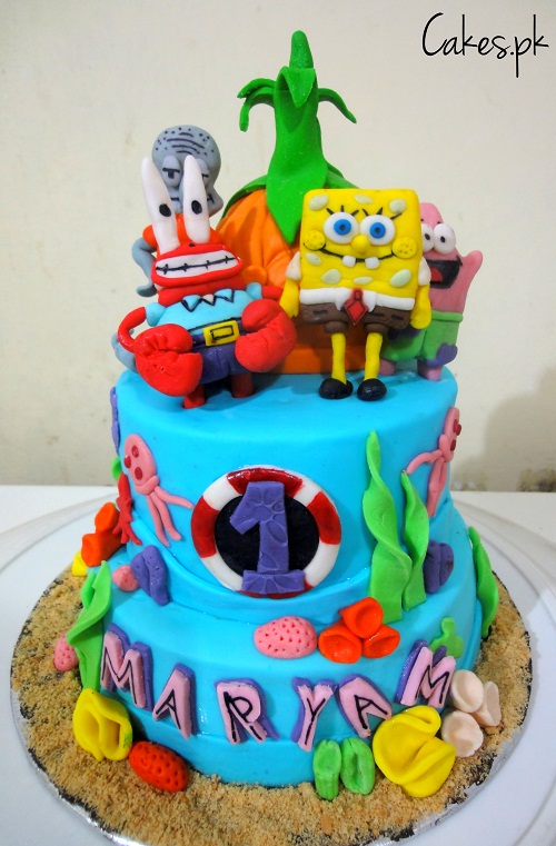 SpongeBob Theme Cake 
